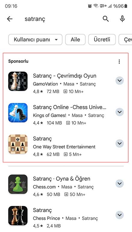 Google Ads Uygulama Reklamları